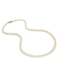 16" AAA 4x4.5mm Akoya Cultured Pearl Necklace