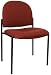 Kitchen & Housewares : Comfortable Stackable Steel Side Office Chair, Burgundy