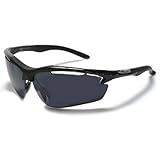 XLoop Black Vented Triathlon Running Cycling Sunglasses