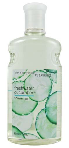 Bath & Body Works Freshwater Cucumber Pleasures Collection Shower Gel 10 oz