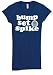 Bump Set Spike Volleyball Juniors T-Shirt Blue or Brown