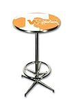 Tennessee Volunteers Chrome Pub Table w/Footrest