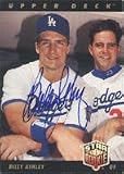 Billy Ashley, Los Angeles Dodgers, 1993 Upper Deck Star Rookie Autographed Card