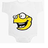 TOAD LAUGH YELLOW Baby Ultrasoft Onesie