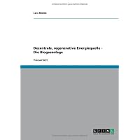 Dezentrale, regenerative Energiequelle -