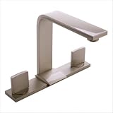 Graff G-3600-C14-BN Targa Two Handle Widespread Bathroom Faucet Brushed Nickel