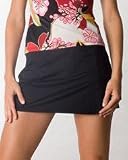 Solid A-line High Waist Skirted Bottom by Aerin Rose - Women's Swimwear Plus Size Swimsuits