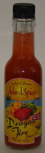 Island Spice - Dragon Fire Pepper Sauce 5 fl oz - Jamaican Hot Sauce