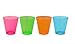 Party Essentials Hard Plastic 2-Ounce Shot/Shooter Glasses, 120-Count, Assorted Neon