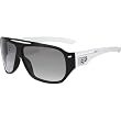 Fox Racing The Aliator Adult Casual Wear Sunglasses w/ Free B&F Heart Sticker Bundle - Polished Black/Black Iridium