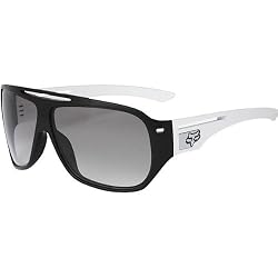Fox Racing The Aliator Adult Casual Wear Sunglasses w/ Free B&F Heart Sticker Bundle - Polished Black/Black Iridium