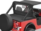 Bestop 9000515 Jeep Accessories - Duster Deck Cover hardtop replacement kit CJ-7 and Wrangler 80-91 Black Denim