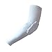 Morris 1 Pair / 2 Pcs Honeycomb Pad Crashproof Cycling Basketball Arm Guard Sleeve Elbow Support (White, Large)