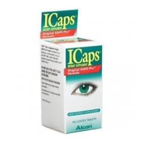 Alcon ICaps Multivitamin Eye Vitamin & Mineral Support, Coated Tablets , 100 tablets