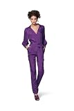 Newport News Button-front blouson jumpsuit