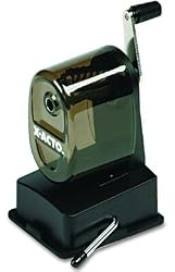 Boston Vacuum Table-Mount/Wall-Mount Manual Pencil Sharpener, Black