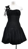 Jill Stuart Black One-Shoulder Embellishment Detail Lace Corset Bubble Dress Jill Stuart Black One-Shoulder Embellishment Detail Lace Corset Bubble Dress