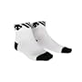 Descente Men's Running  Run Sock, White/Black, Medium