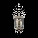Fine Art Lamps 704640 Oversized Lantern Silver Beveled Arcs Transitional Lanterns