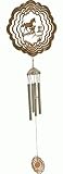 Horse Spinning Celestial Wind Spinner With Windchime And A Small Hanging Ornament Spinner On Bottom 28.5