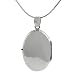 Sterling Silver Oval Locket Pendant