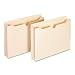 Globe-Weis Manila File Jackets, 2 Inch Expansion, Single Top Tabs, Letter Size, 50-Count (B3043)