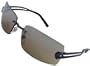 Dolce & Gabbana D&G 413S D74 Fashion Sunglasses, Gray Frame/ Brown Lenses/ Fade Silver Flash