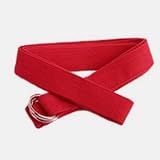 Red Yoga Belt / Yoga Strap - 250cm (8ft)