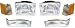 1997-1998 Jeep Grand Cherokee 6 Piece Light Set