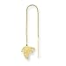 14K Atlanta Falcons Falcon Threader Earrings