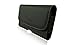 Horizontal Sideways Leather Belt Clip Case Cover Pouch Holster for Motorola Droid Turbo/Fits with Mophie Juice Pack