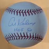 Al Kaline Autographed/Hand Signed Detroit Tigers MLB Baseball w/''HOF 80'' inscription