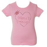 Attitude Pie Boutique NANAS PRINCESS Clothes Girl PINK Rhinestone Onesie 3-12M