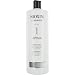Nioxin Cleanser, System 1 (Fine/Untreated/Normal to Thin-Looking), 33.8 Ounce