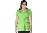 Plus Bay Studio Career 4 button Knit Top
