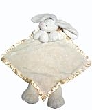 Ellis Baby/kids Plush Blanket -Super Soft Baby Security Blanket 30x30 Beige Bunny Baby Lovie Banky Blankie Toy