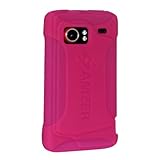 Amzer Silicone Skin Jelly Case for HTC DROID Incredible PB31200 (Hot Pink)