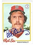 Bob Stanley autographed Baseball Card (Boston Red Sox)