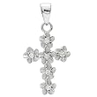 CZ Hawaiian Cross Pendant