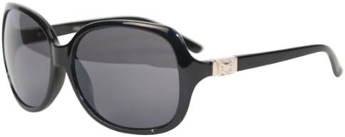 Women's Round Frame Fashion Sunglasses - 1230 - Black