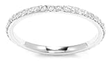 Kobelli 2/5 cttw Round Cut Diamond Eternity Band, Size 6