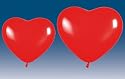 100 gro&szlig;e Herzluftballons, rot -16630-