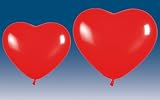 Produkt-Bild: 100 gro&szlig;e Herzluftballons, rot -16630-