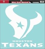 Houston Texans 18"x18" Die Cut Decal officially licensed placed on surfaces self-adhesive