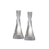 Nambe Piroett 8-Inch Candlesticks, Pair