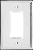 GLASS MIRROR Switchplates 1 Decora