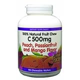 Natural Factors - C 500mg Natural Fruit Chews - Pa/Pe/Ma - T - 90