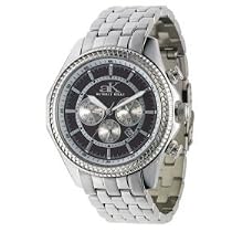 Adee Kaye Men's Chronograph Stainless Steel Watch Model AK-4000MB