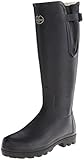 Le Chameau Women's Vierzon LD Fur Rubber Boot,Black,10 M US