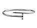 Jianyana Stainless Steel Nail Style Love Bangle Bracelet Oval Silver High Polish Fits 7.5 inch wrists ...